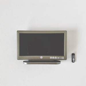 Dollhouse Miniature TV & Remote