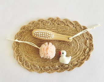 Dollhouse Miniature Bathroom Set