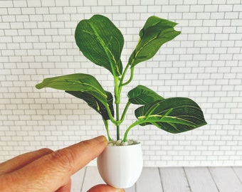 Dollhouse Miniature Fiddle Leaf Fig