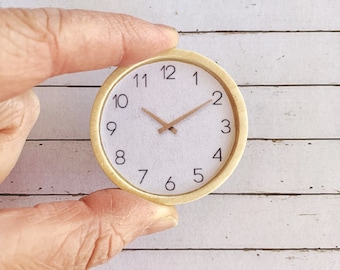 Dollhouse Miniature Clock