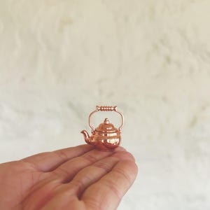 Dollhouse Miniature Copper Kettle
