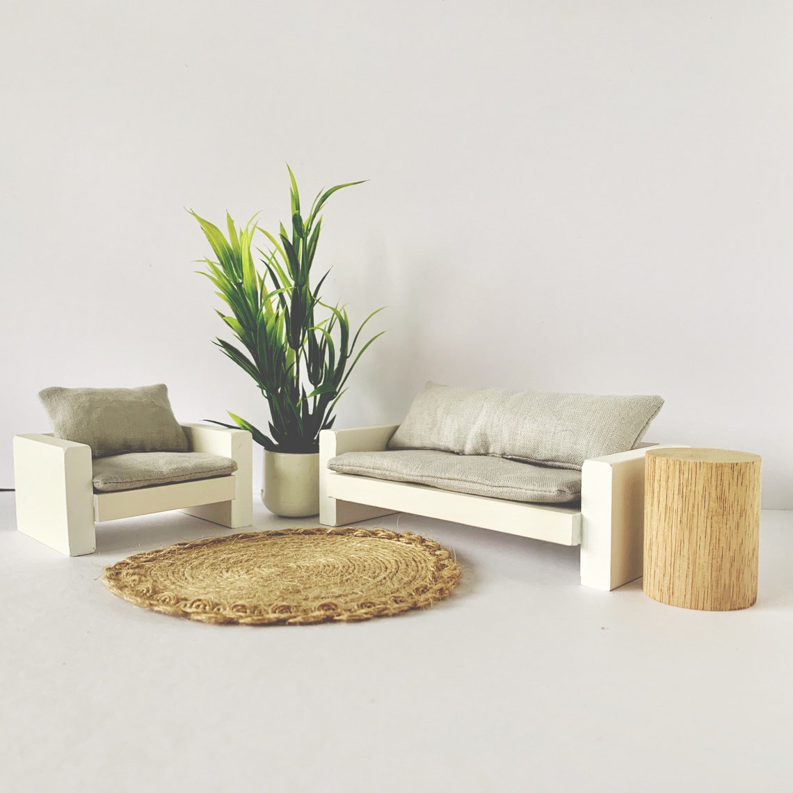 Miniature Sofa Set Etsy