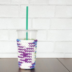 Iced Coffee Sleeve - Reusable Coffee Sleeve - Gifts for College Student