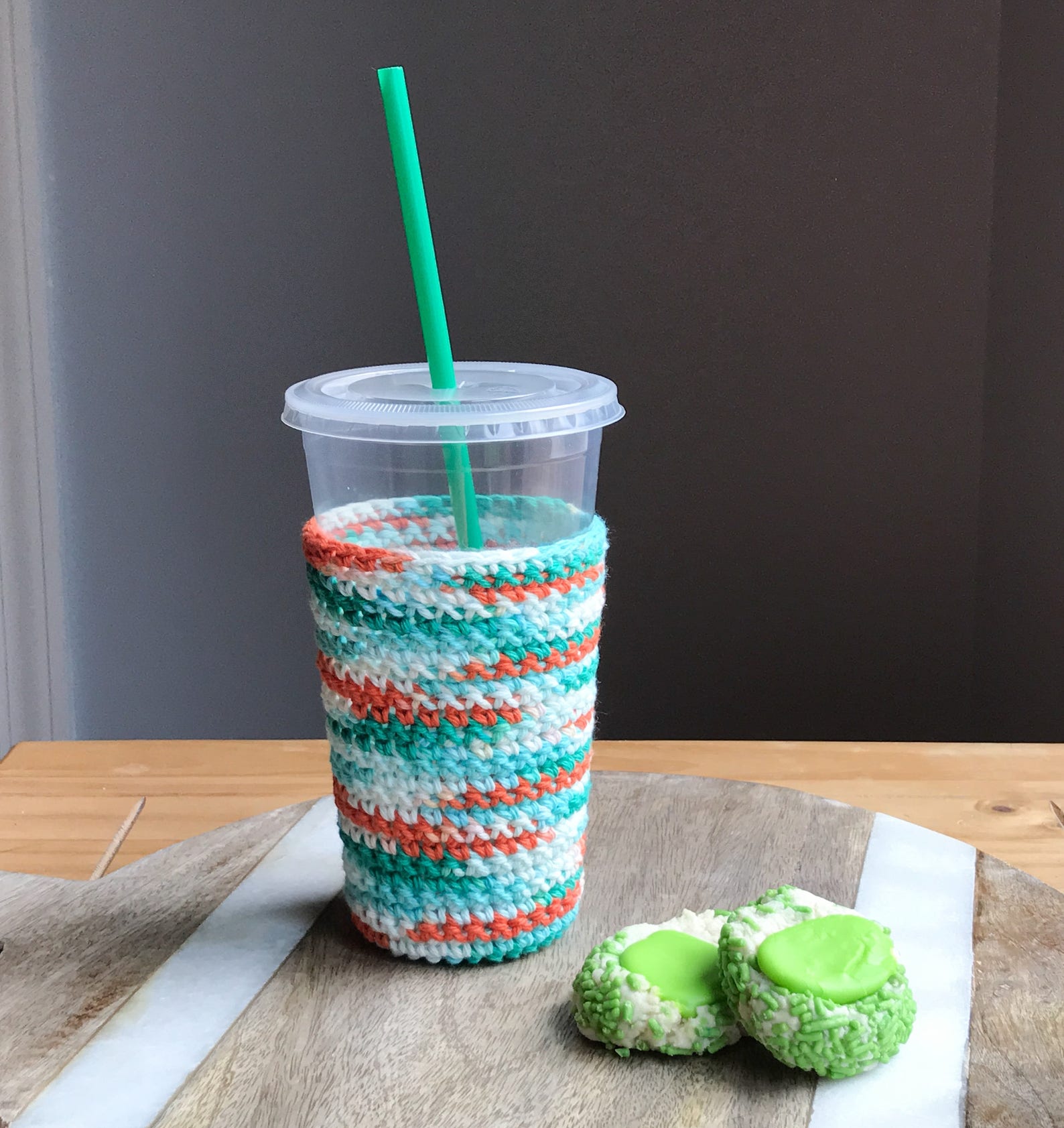 Iced Coffee Sleeve Summer Gift Basket Smoothie Jar Cozy Etsy