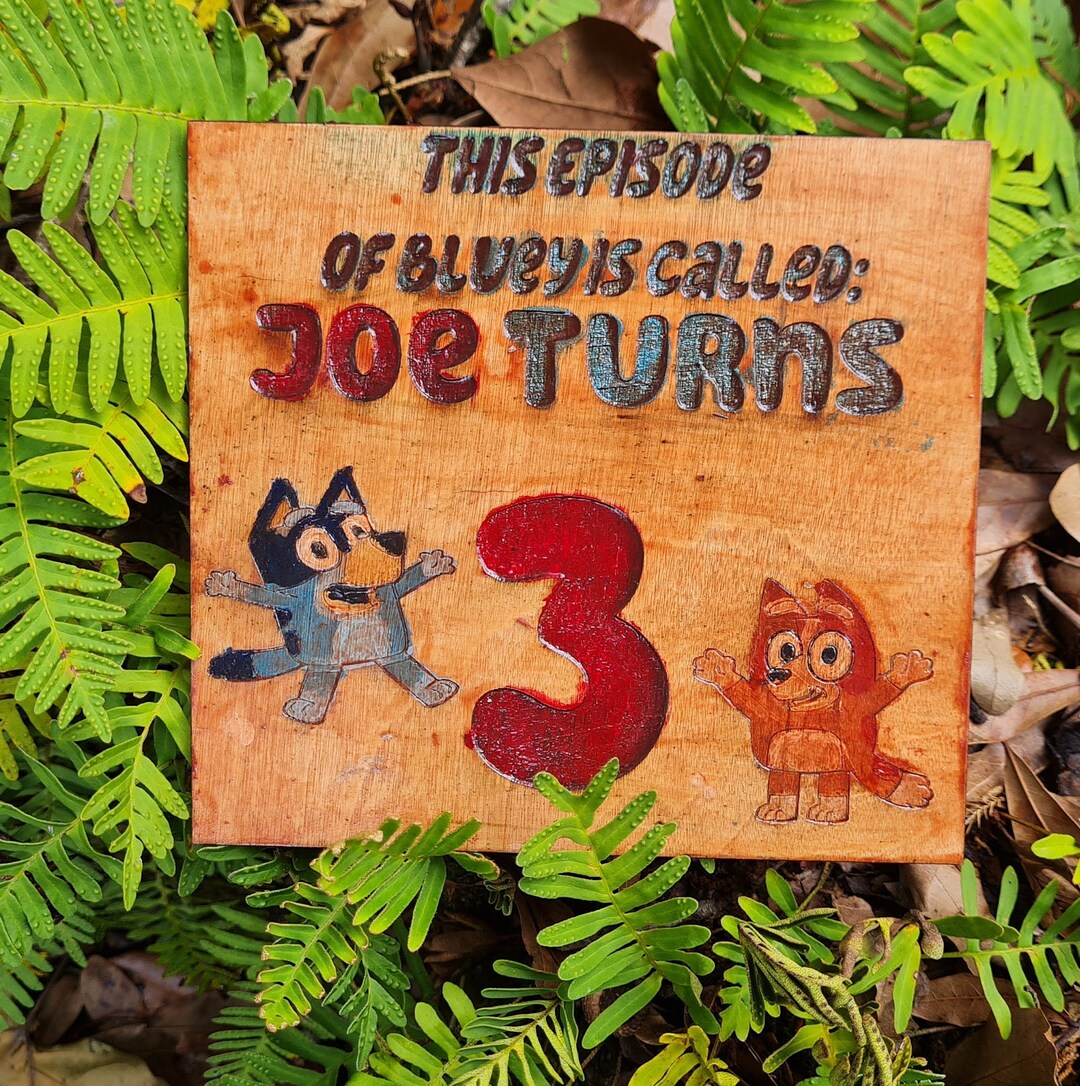 Bluey Birthday Sign Etsy