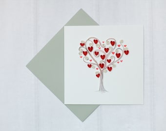 Quilled Wedding Card Etsy