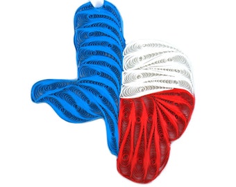 Texas Paper Quilling Ornament