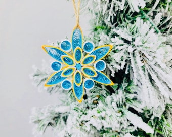 Handmade SnowFlake Holiday Ornament