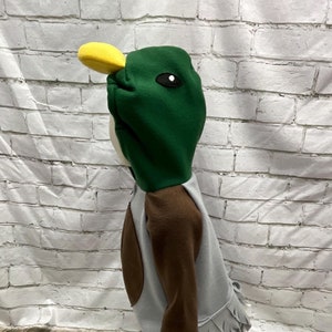 Mallard Duck Fleece Baby Costume, Mallard Duck Halloween Costume, Baby Duck Halloween Costume, Cute Halloween Costume