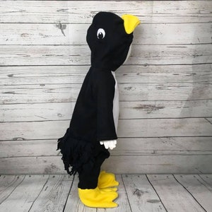 Penguin Fleece Baby Costume, Penguin Infant Costume, Penguin Halloween Costume