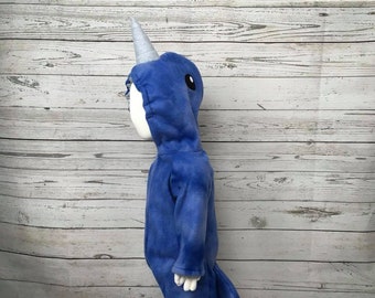 Narwhal Fleece Toddler Costume, Narwhal Child Costume, Narwhal Toddler Outfit, Animal Toddler Costume, Narwhal Fleece Jumpsuit