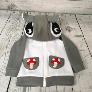 Raccoon hoodie with ears hot sale