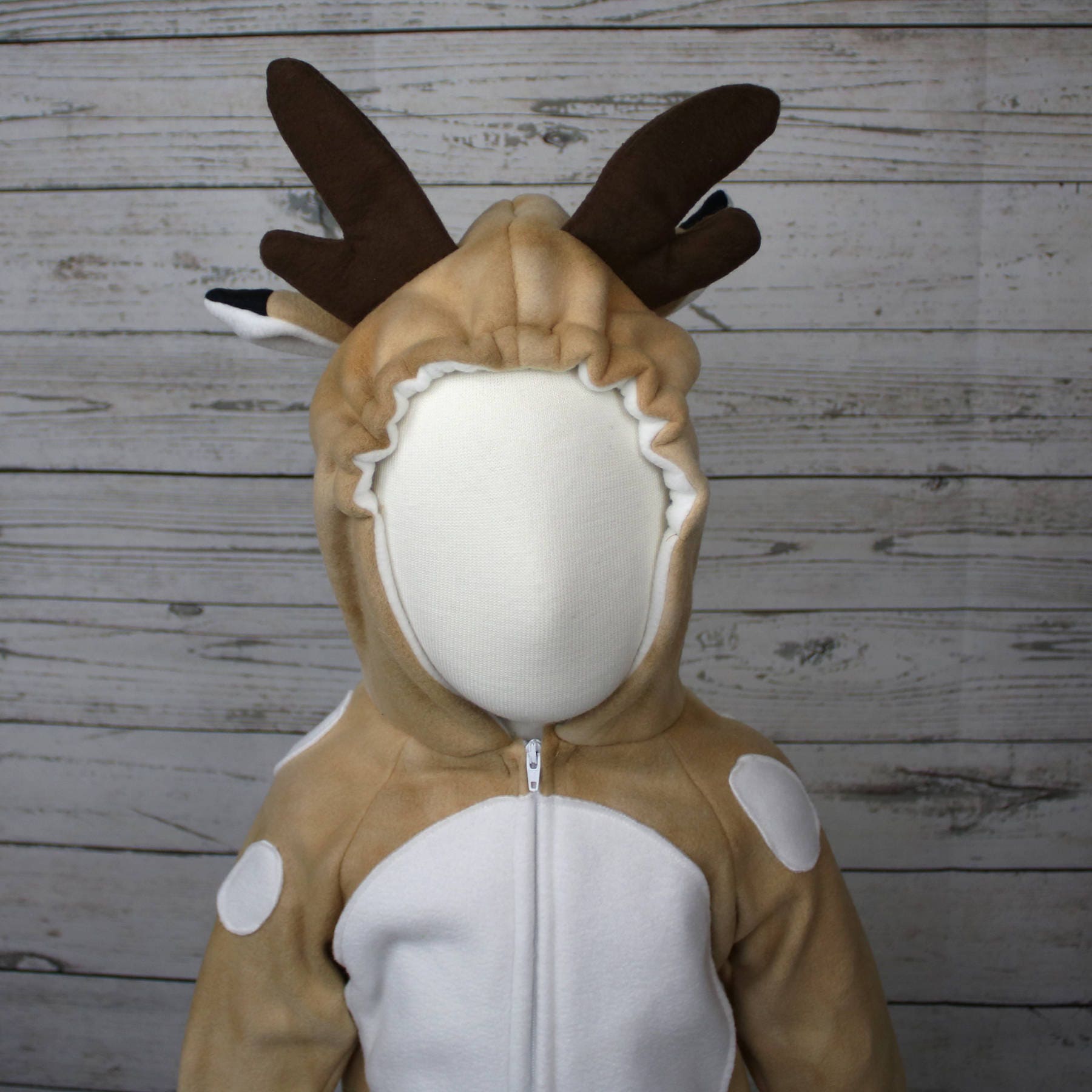 Deer Fleece Child and Youth Size Costume, Kids Deer Costume, Youth