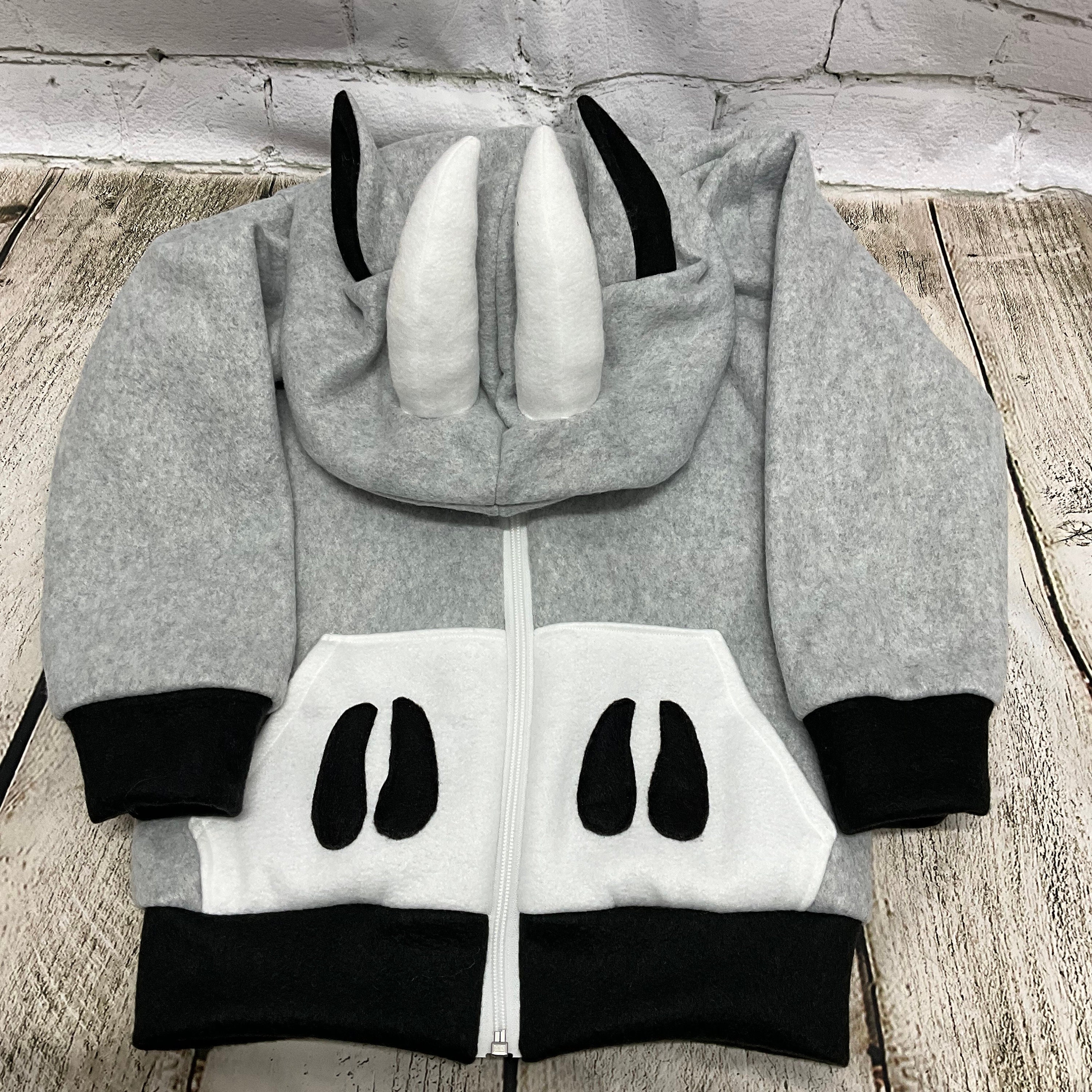 goat essence フーディー　サイズ2 Youth Fleece Goat Zip up Sweatshirt, Sizes 6-12 Kids - Etsy
