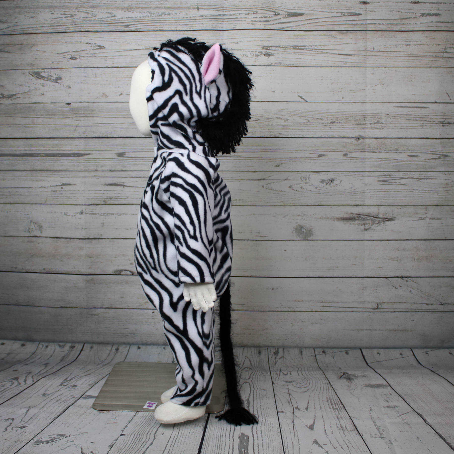 Zebra Fleece Baby Costume Zebra Infant Outfit Fleece Animal Etsy