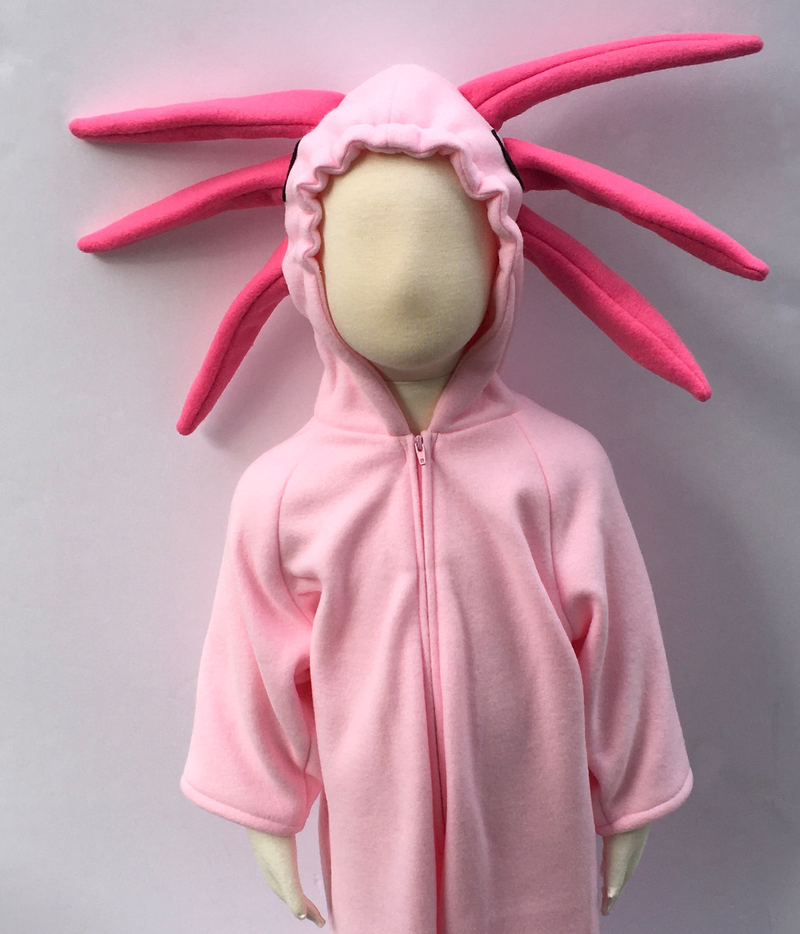 Axolotl Fleece Baby Costume Axolotl Baby Halloween Costume Etsy