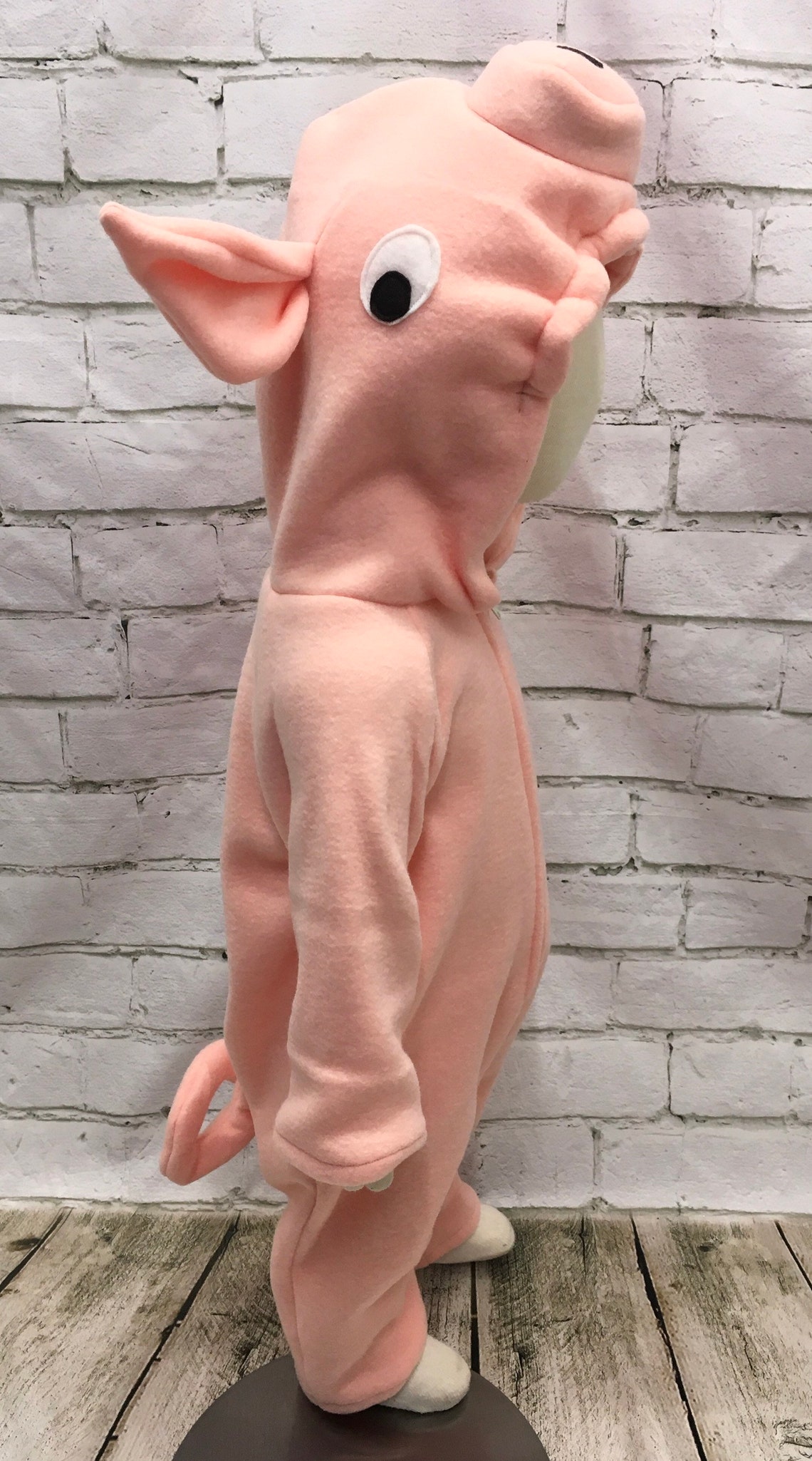 Piggy Fleece Baby Costume Pig Baby Halloween Costume Farm Etsy