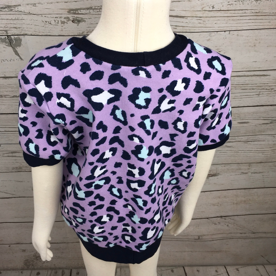 Purple Leopard Toddler Shirt 34T Leopard Shirt Pullover Etsy