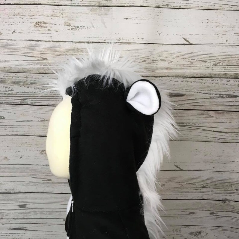 Skunk Fleece Toddler Romper Skunk Toddler Romper Skunk Halloween Romper Skunk Toddler Outfit