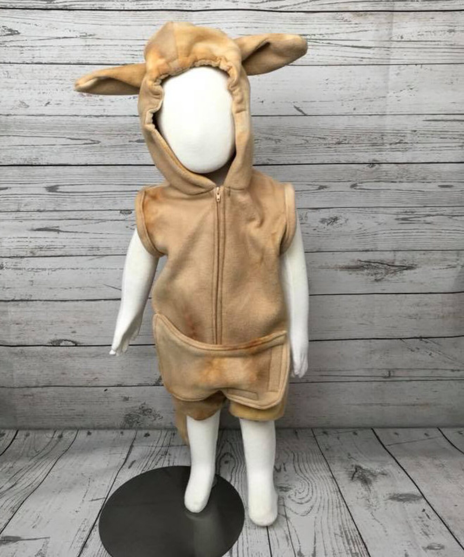 Kangaroo Fleece Baby Romper Kangaroo Baby Costume Kangaroo Etsy Italia