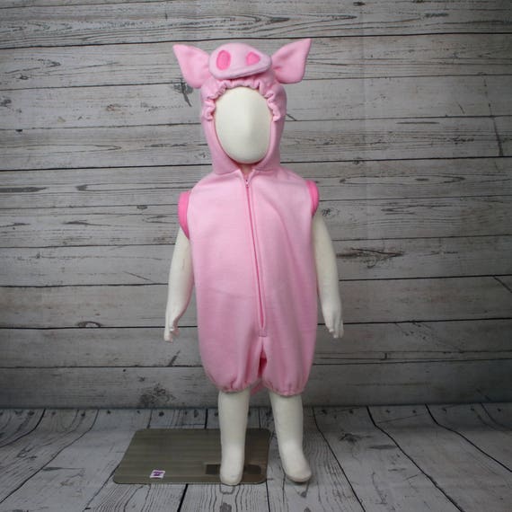 Fleece Pig Toddler Romper Toddler Pig Costume Child Fleece | Etsy