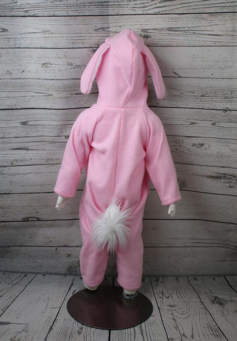 Pink Bunny Fleece Baby Costume