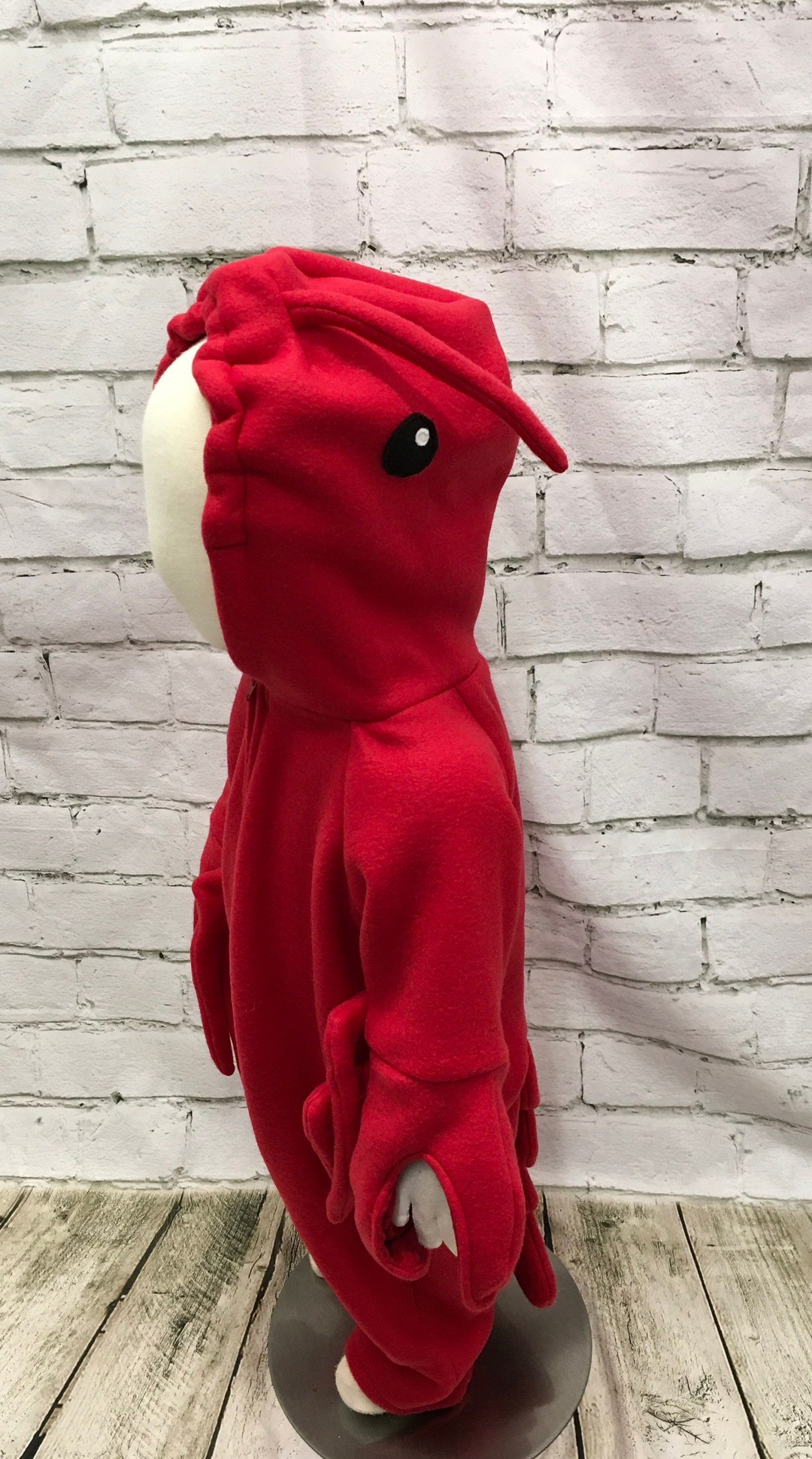 Lobster Baby Costume, Lobster Fleece Baby Outfit, Fleece Baby Costume