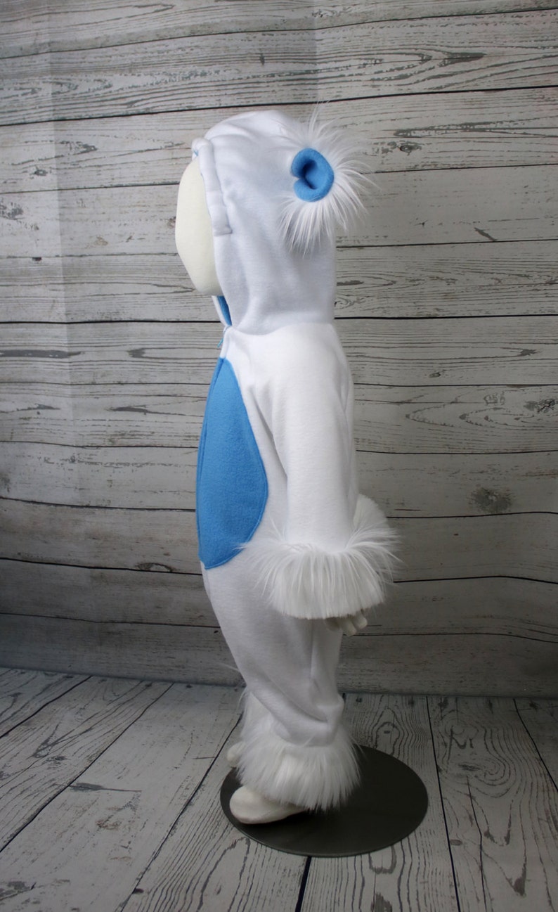 Yeti Fleece Toddler Costume Abominable Snowman Toddler Etsy
