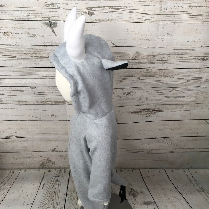 Gray Goat Fleece Toddler Costume Toddler Goat Outfit Child Etsy