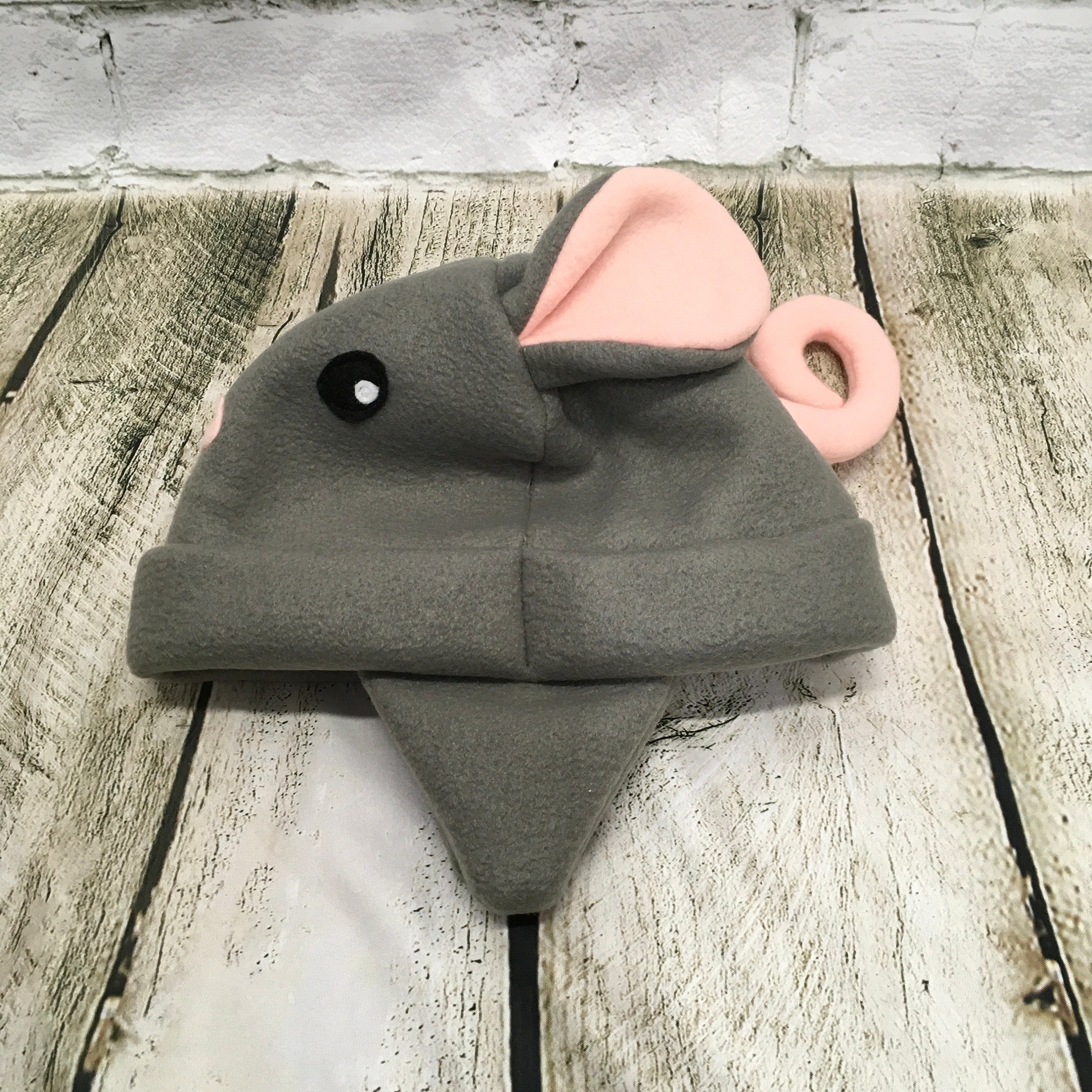 Fleece Rat Hat, Kids & Adult Animal Trapper Hat - Etsy