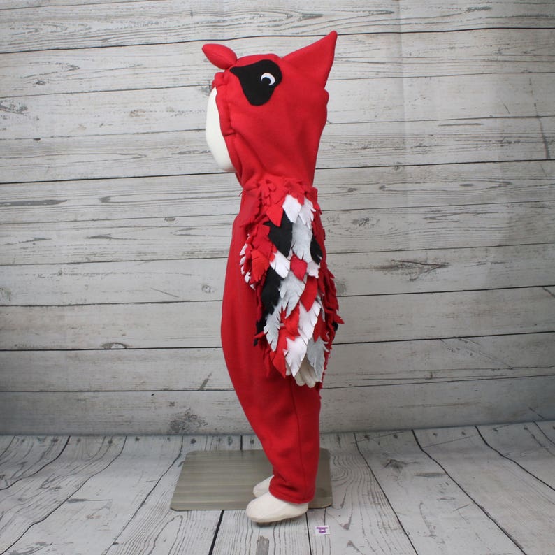 Cardinal Fleece Baby Costume Cardinal Halloween Costume Baby Etsy