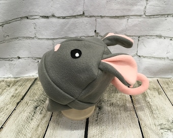 Fleece Rat Hat, Kids & Adult Animal Trapper Hat - Etsy Canada