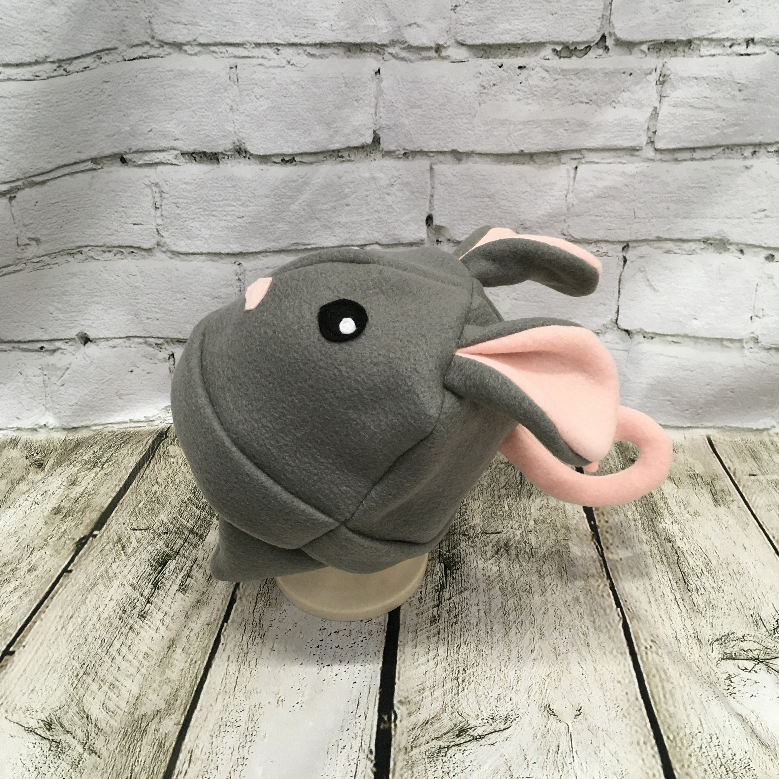 Fleece Rat Hat, Kids & Adult Animal Trapper Hat - Etsy