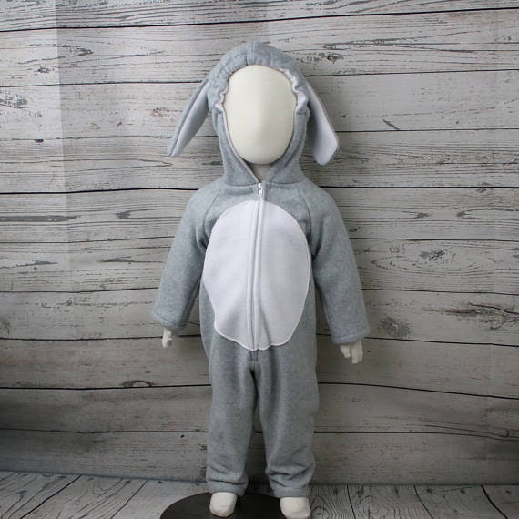Toddler Bunny Costume Grey Toddler Bunny Costume Grey