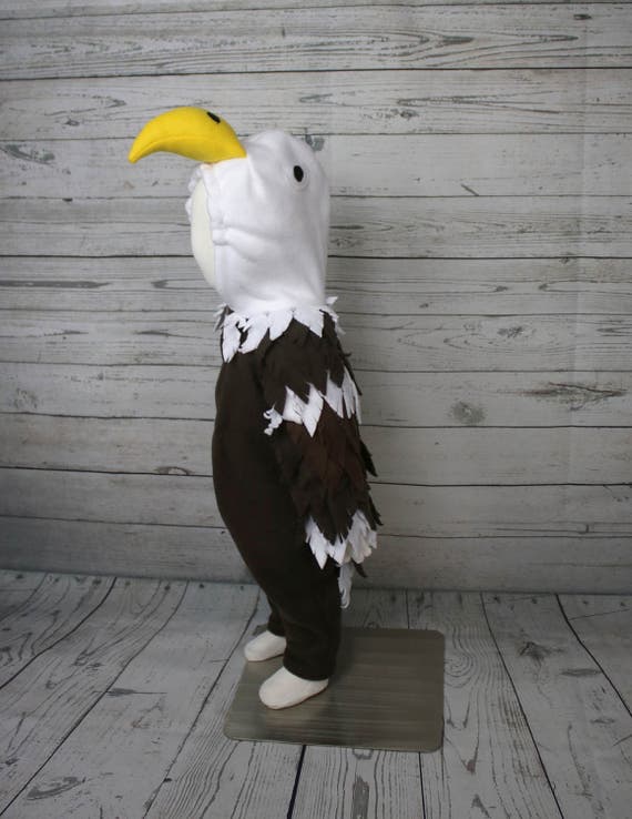 Toddler Fleece Bald Eagle Costume