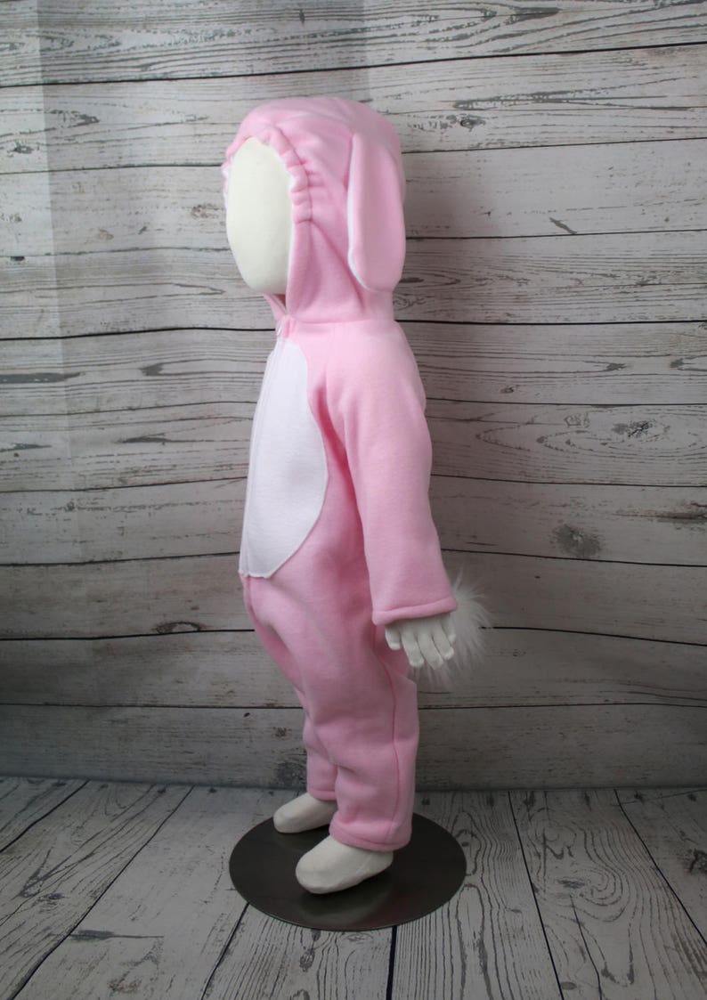 Pink Bunny Fleece Baby Costume