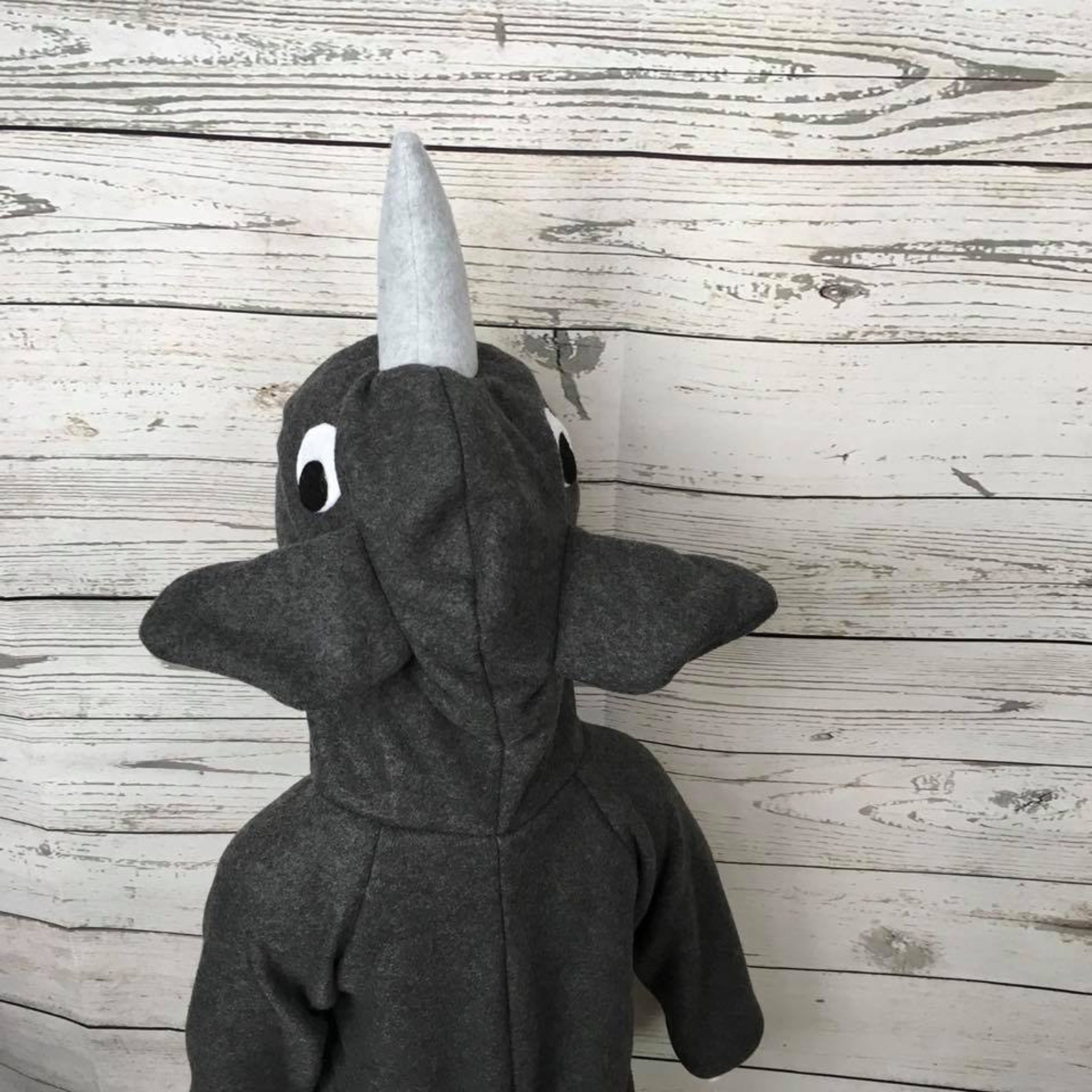 Gray Rhino Fleece Toddler Costume Toddler Rhino Outfit Child Etsy Italia