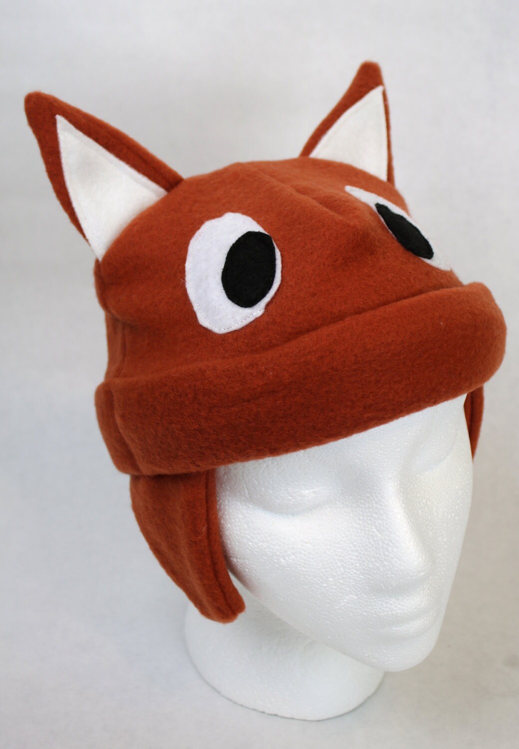 Baby and Kids Fox Fleece Hat Kids Fox Hat Toddler Fox Hat Etsy
