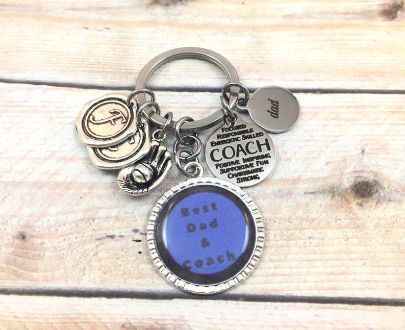 Best Dad & Coach Keychain Father's Day Gift Gift for - Etsy