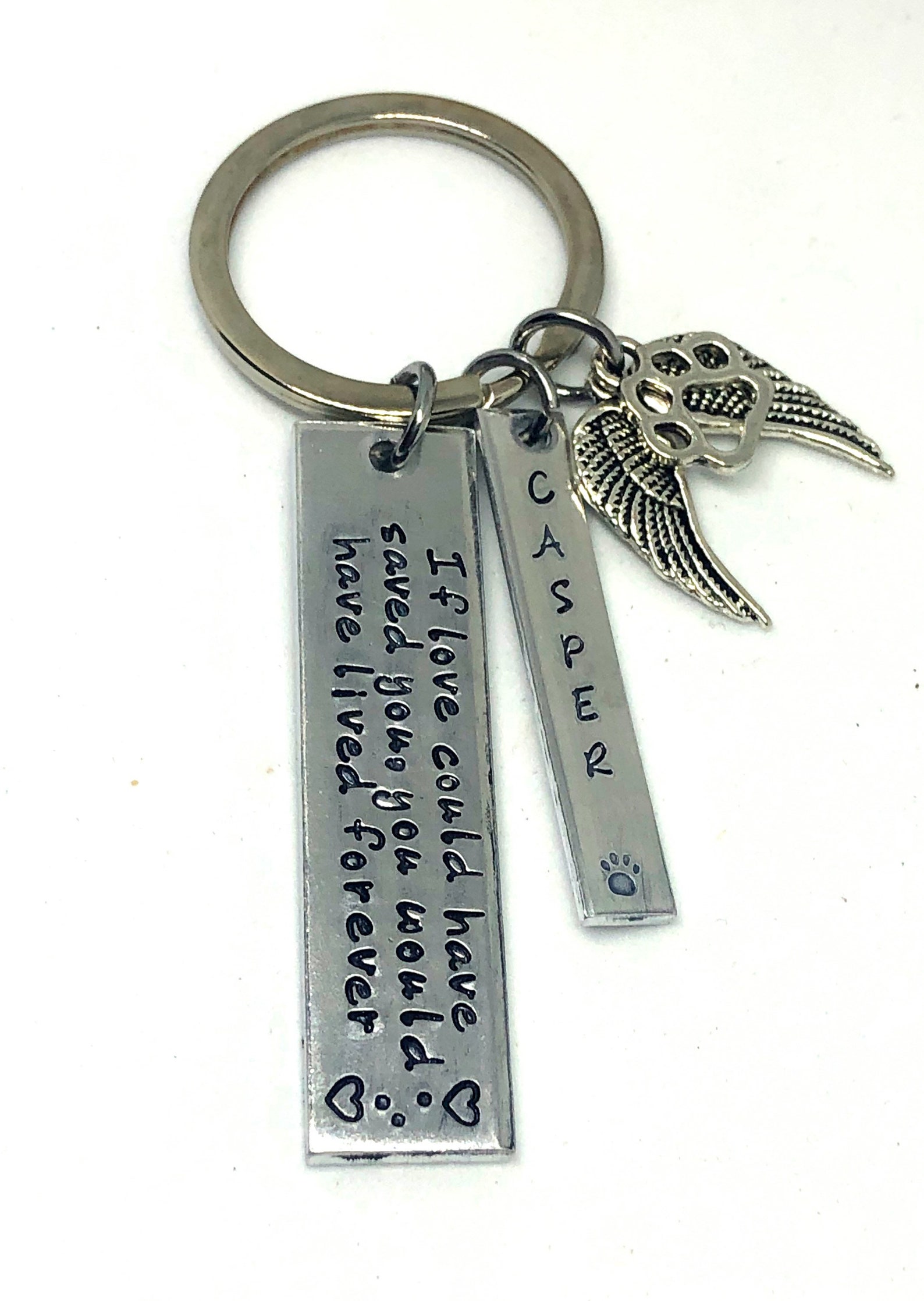 Personalized Pet Loss, Dog Loss Keyring, Bereavement Keychain, Uf Love ...
