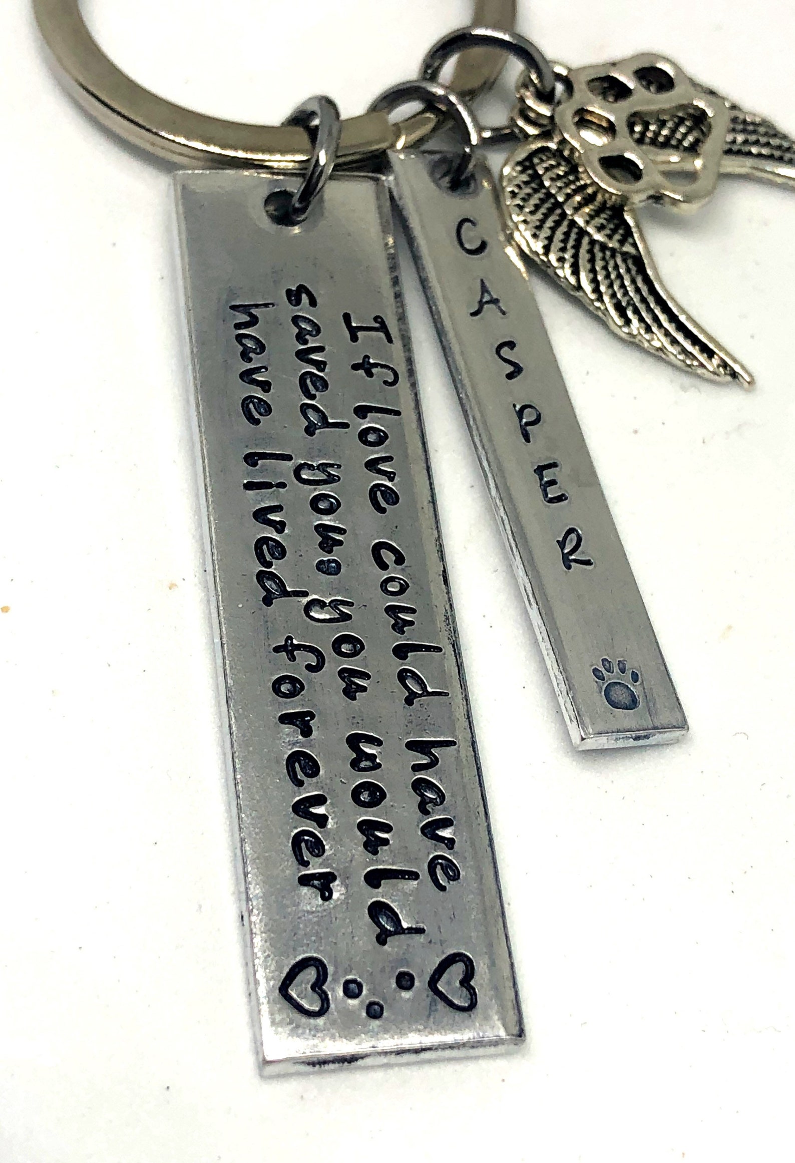 Personalized Pet Loss, Dog Loss Keyring, Bereavement Keychain, Uf Love ...