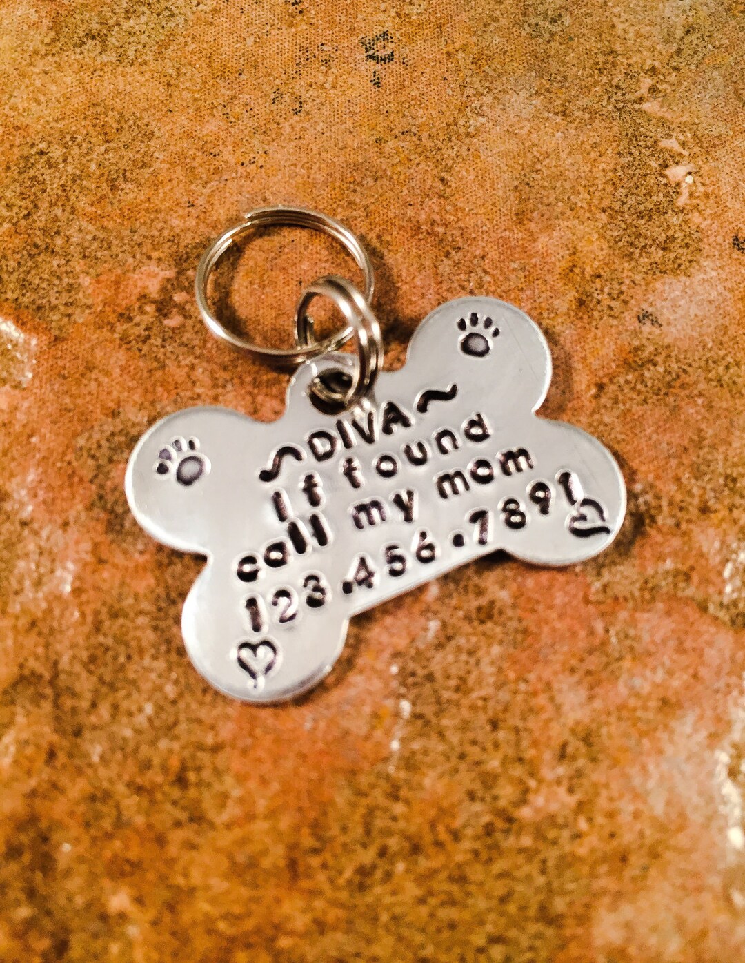 Pet ID Tag, Dog ID Tag, Cat ID Tag, Pet Collar Tag - Etsy