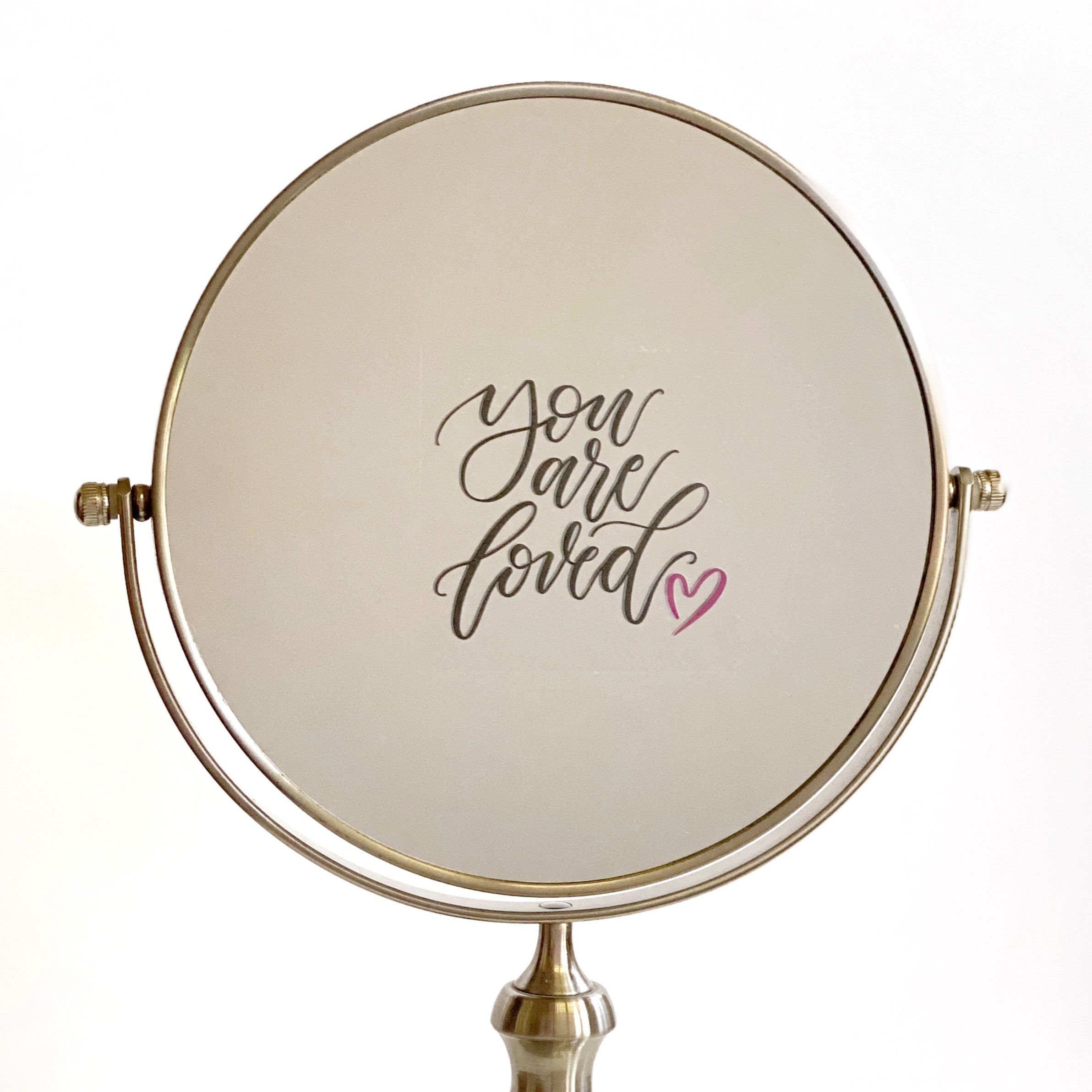 Mirror Cling Affirmations Removable Bathroom Mirror Sticker Etsy