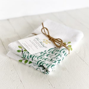 Holly Ribbon Wreath Towel main image 1
