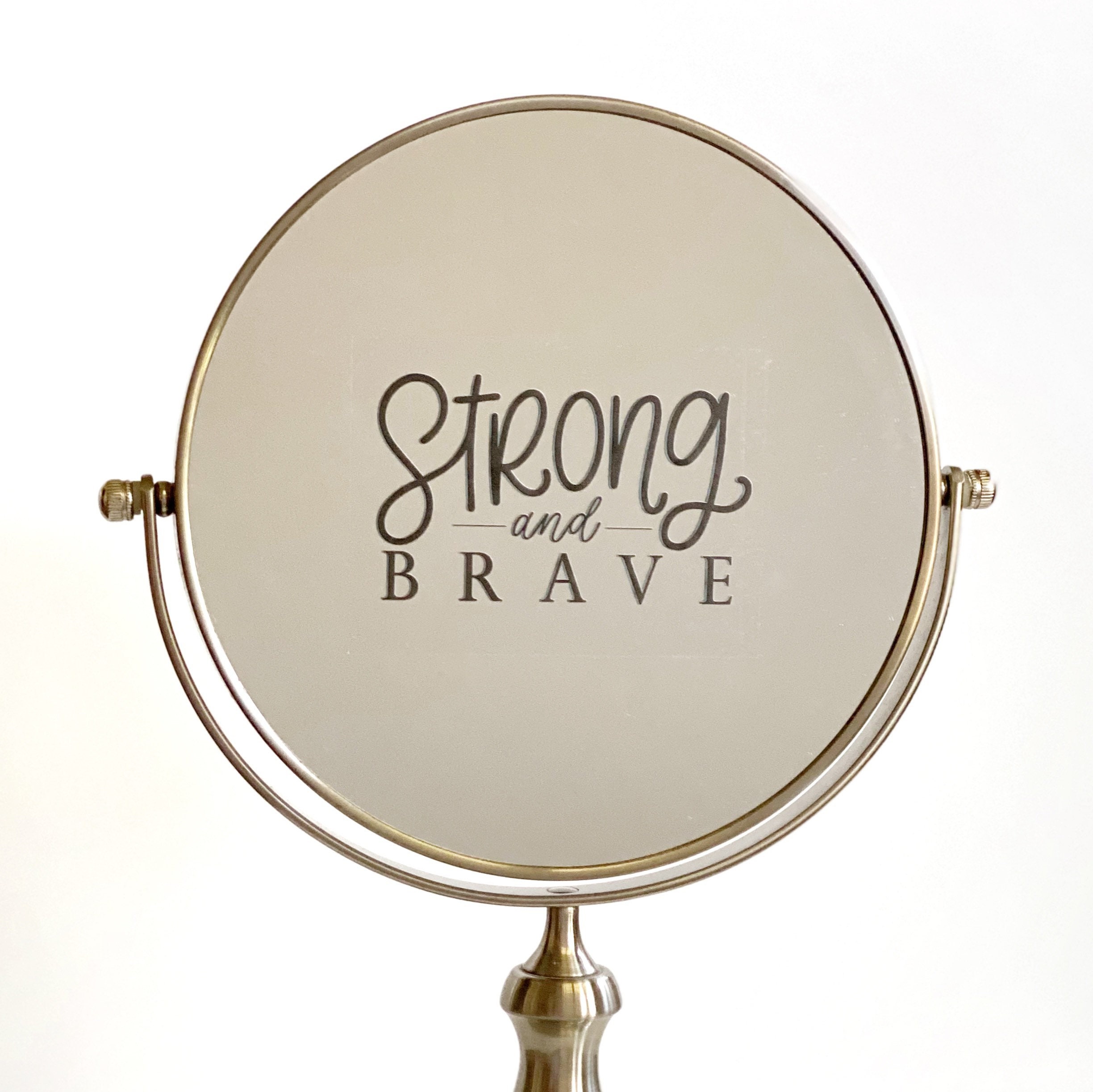 Mirror Cling Affirmations Removable Bathroom Mirror Sticker Etsy