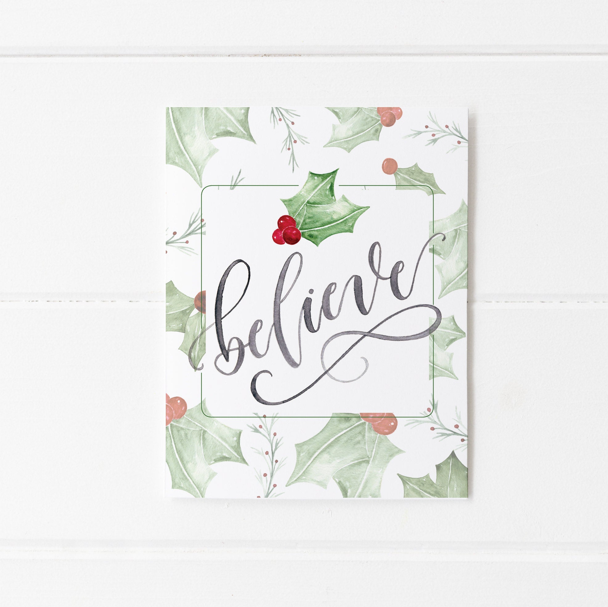 Believe Christmas Cards 