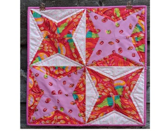 Melody mini quilt / pillow - PDF pattern / instant download