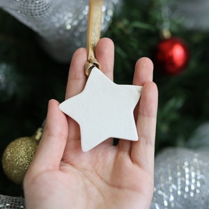 Jolly Christmas Ornament Star ornament Ceramic ornament Handmade ornament image 3