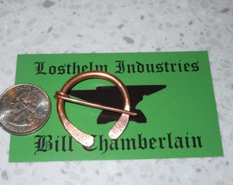 Small Copper Penannular brooch kilt pins  Irish Scottish Viking Celtic