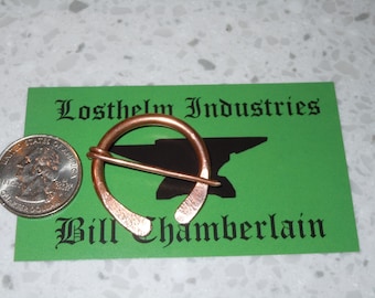 Small Copper Penannular brooch kilt pins  Irish Scottish Viking Celtic